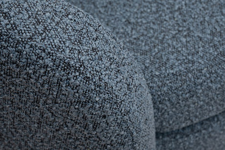 Кресло вращающееся 76x76x76см Garda Decor Napoli букле темно-серое