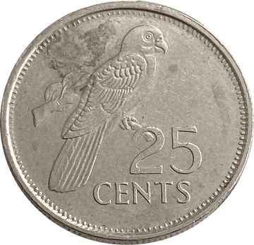 25 центов 1992 Сейшелы