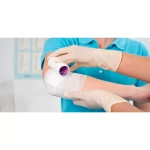 3000131 Бинт Peha-haft Color white/Пеха-хафт колор белый 8 см x 20 м, бинт когезивный эластичный фиксирующий, 1 шт