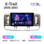 Teyes CC3L 9"для Nissan X-Trail 2000-2003