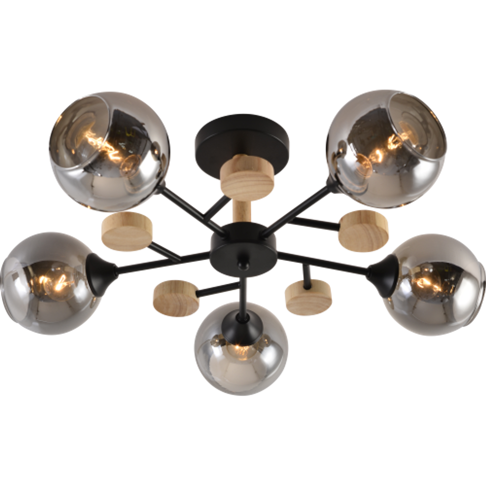 Люстра Rivoli Elouisa 9181-305 5 х Е27 60 Вт модерн