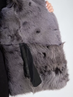 Дубленка натуральная зимняя с капюшоном Турция