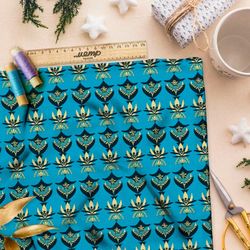 Ткань премиум габардин пиксельная мозаика