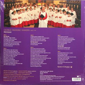 Academy Of Ancient Music, Choir Of College Cambridge, Stephen Cleobury / Handel: Messiah (3LP)
