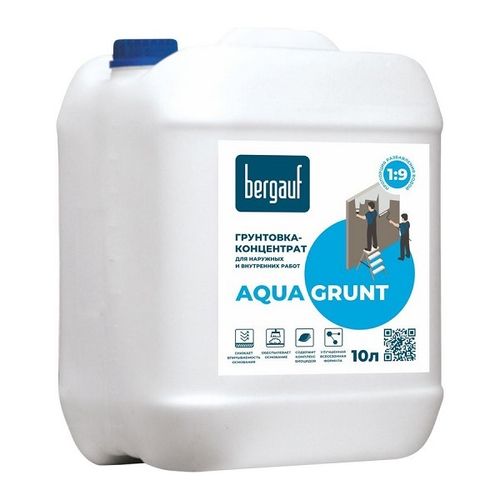 Грунтовка-концентрат Бергауф Aqua Grunt 10 л