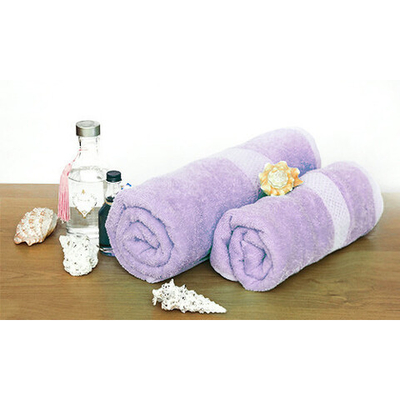 Полотенце махровое 50*90 сирень