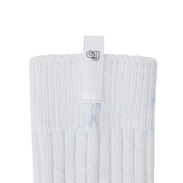 Носки Cloud тай-дай бело-голубые - фото 4