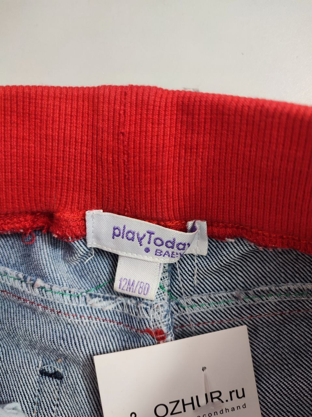Джинсы Playtoday практичные на 1 год