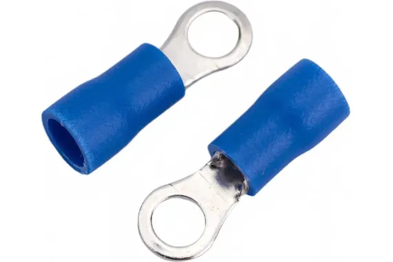 Наконечник Navigator НКИ 1,5-2,5 М4 кольцевой изолированный синий (упаковка 50шт) - 38589