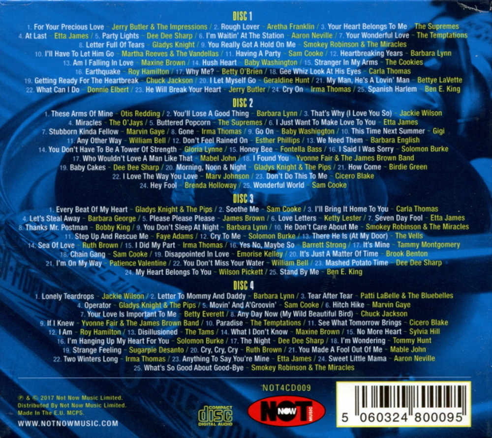 Сборник / 100 Soul Classics (4CD)