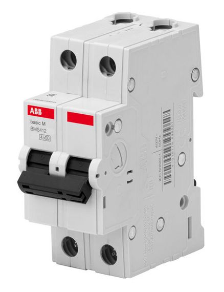 Автомат ABB Basic M 2П 06А-С 4,5кА 31558