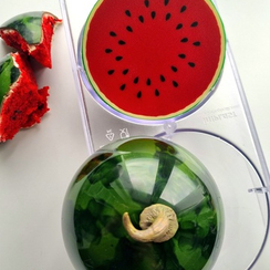 885 | Форма для шоколадных фигур "Полусфера 120мм" (275х135 мм)