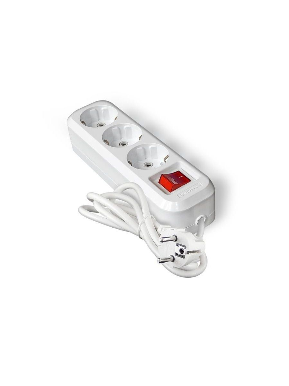 Удлинитель 3х3м с заземл. IP20 S-303А ПВС 3х1.5 с выкл. Universal 1726