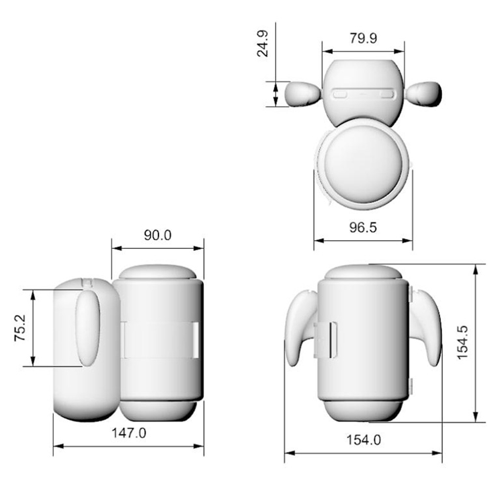 Автоматический мастурбатор с массажем бусинами Amovibe Black Knight Massaging Beads Thrusting Masturbator