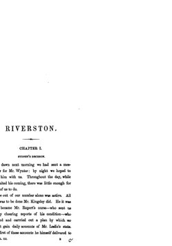 Riverston. Volume 1 | G. M. Craik