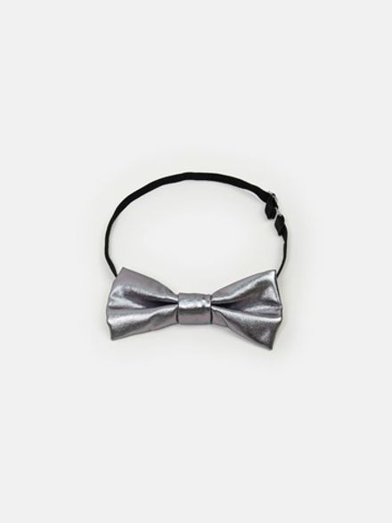 Галстук-бабочка "Темный никель"