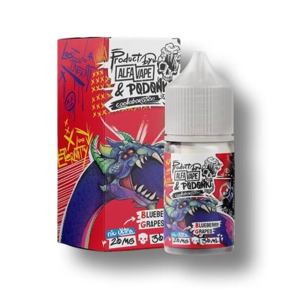 Alfa Vape &amp; Podonki - Blueberry Grapes (7% nic)