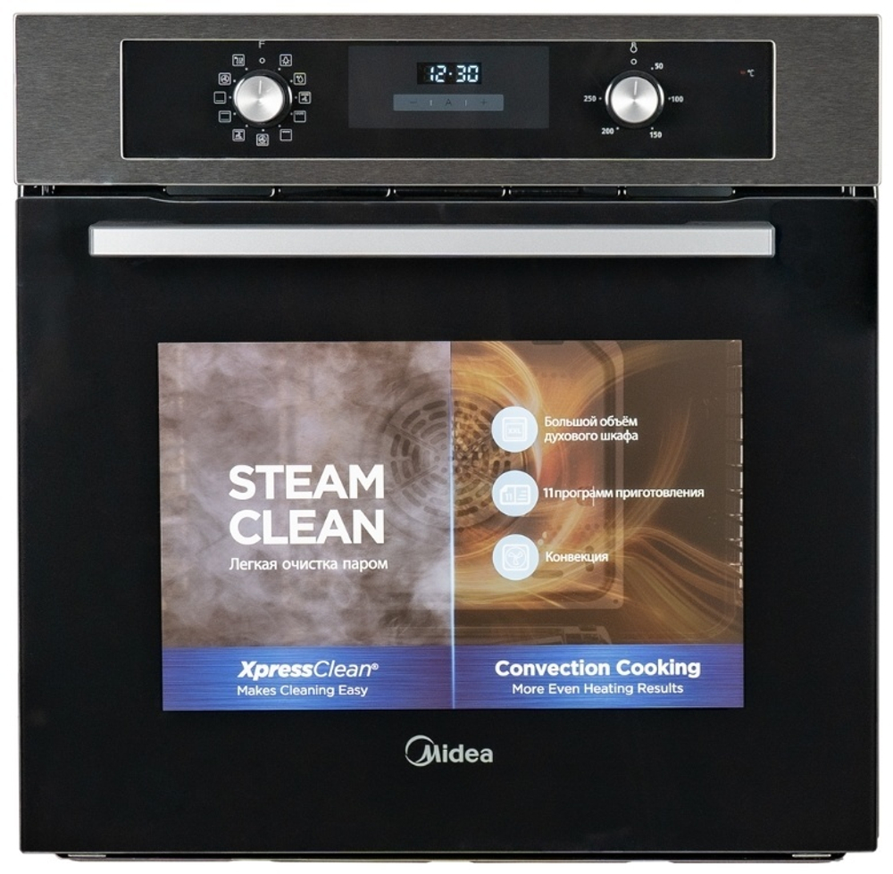 Духовой шкаф Midea MO 690 AO X серебристый