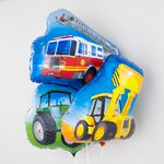 Шар (26''/66 см) Фигура, Трактор, Зеленый