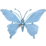 Украшение новогоднее «Бабочка - Изящный полет» 24.5*9*17 см, Голубой