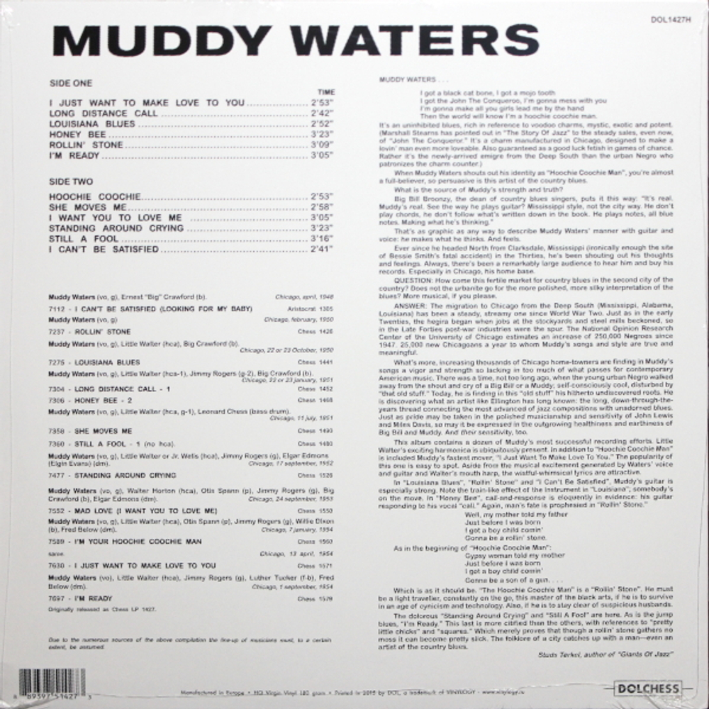 Muddy Waters / The Best Of Muddy Waters (LP)
