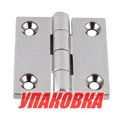 Петля 38x38x4,5 мм нержавеющая, Marine Rocket (упаковка из 20 шт.)