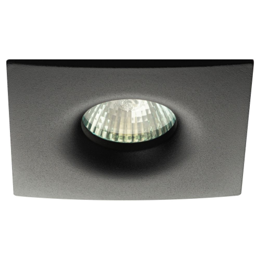 Встраиваемый светильник алюминиевый ЭРА KL104 BK MR16 GU5.3 черный | Алюминиевые встраиваемые светильники