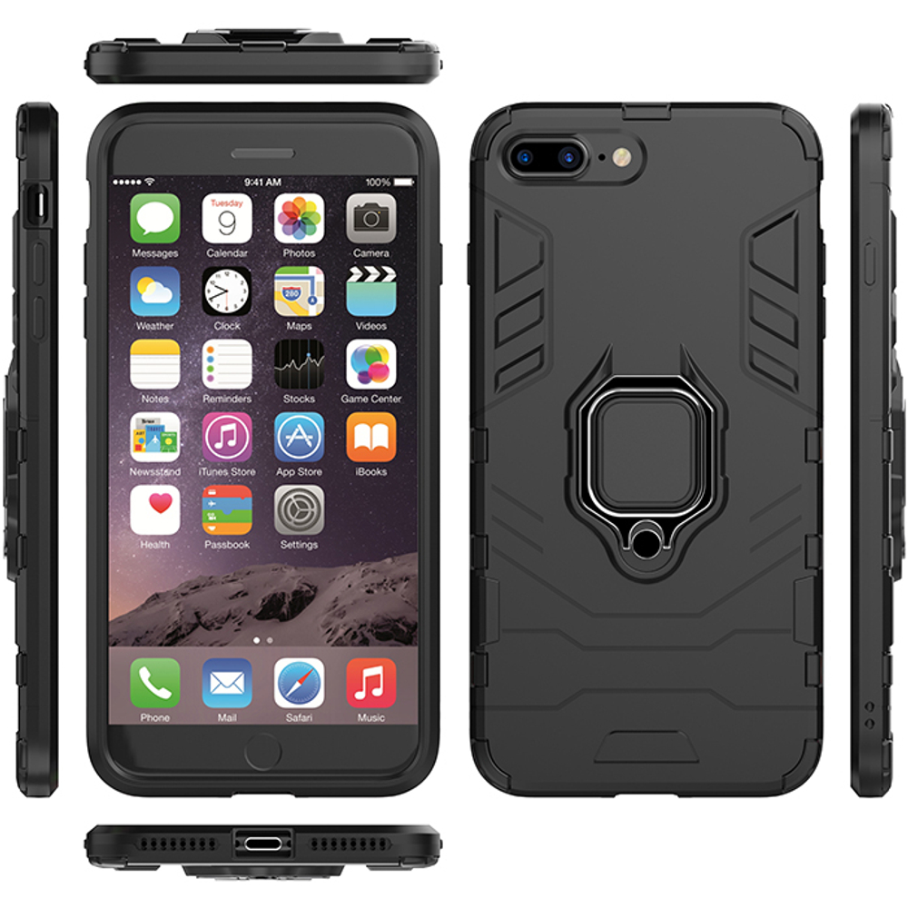 Противоударный чехол с кольцом Panther Case для iPhone 7 Plus / 8 Plus