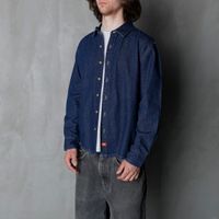  Рубашка мужская Dickies Lightweight Denim Shirt артикул:DK0A88GY0DD1 - купить в магазине Дайс
