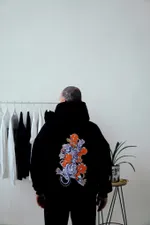 Худи Old Lizard Red Devil Черный