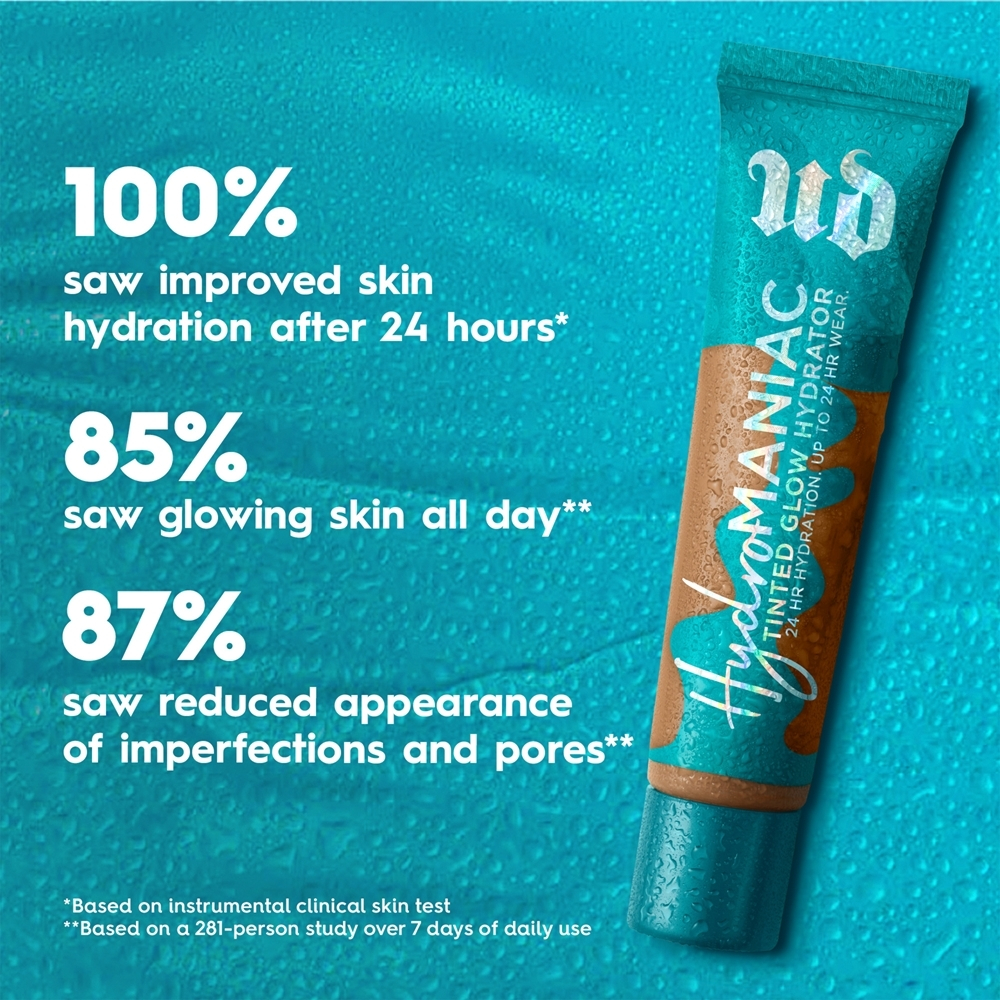 Urban Decay Hydromaniac Tinted Glow Hydrator - увлажняющая основа, 35 ml
