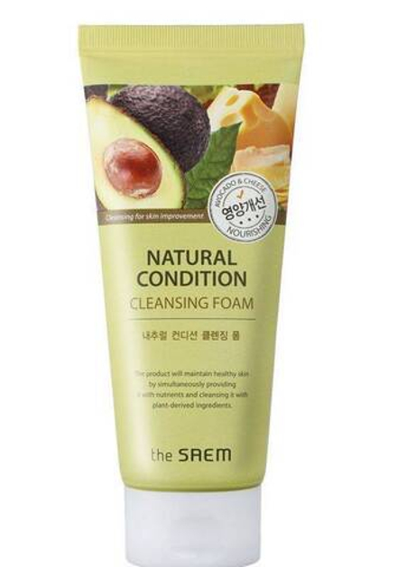 The Saem Daily Пенка Natural Daily Cleansing Foam Avocado