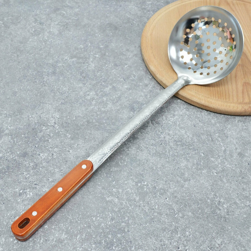 Шумовка 43см нерж для казана ORJF3