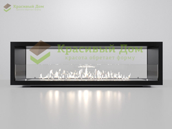 Сквозной биокамин 1400