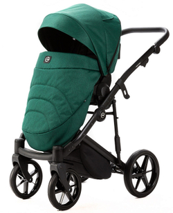 Детская коляска Adamex Mobi New 2 в 1 MN-TK52 ТЕМНО-ЗЕЛЕНЫЙ