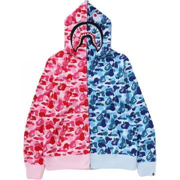 A Bathing Ape Abc Camo Separate Shark Full Zip Худи