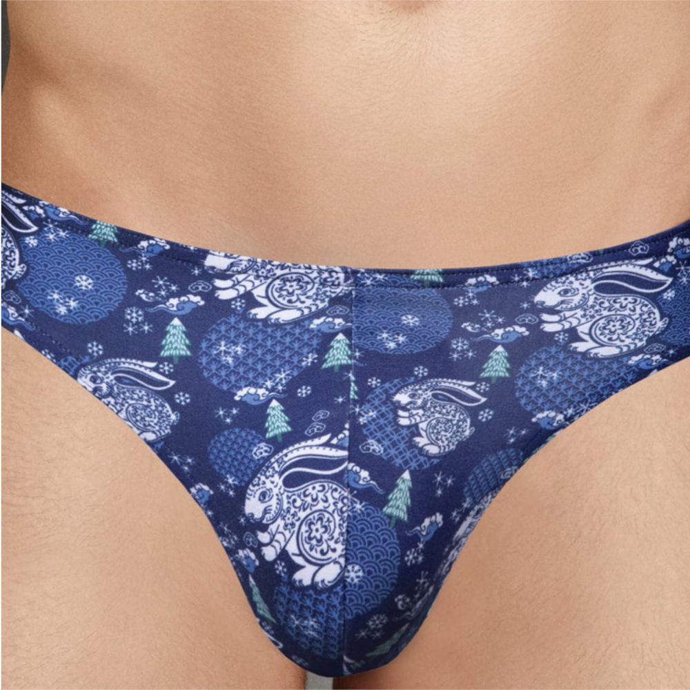 Мужские трусы слипы темно-синие с принтом Doreanse Rabbit Island 1203 Мужские трусы слипы темно-синие с принтом Doreanse Rabbit Island 1203