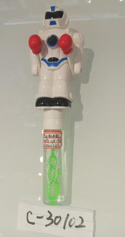 Мыльные пузыри Робот боксер, 21 см, 3 цвета микс,, с-30102