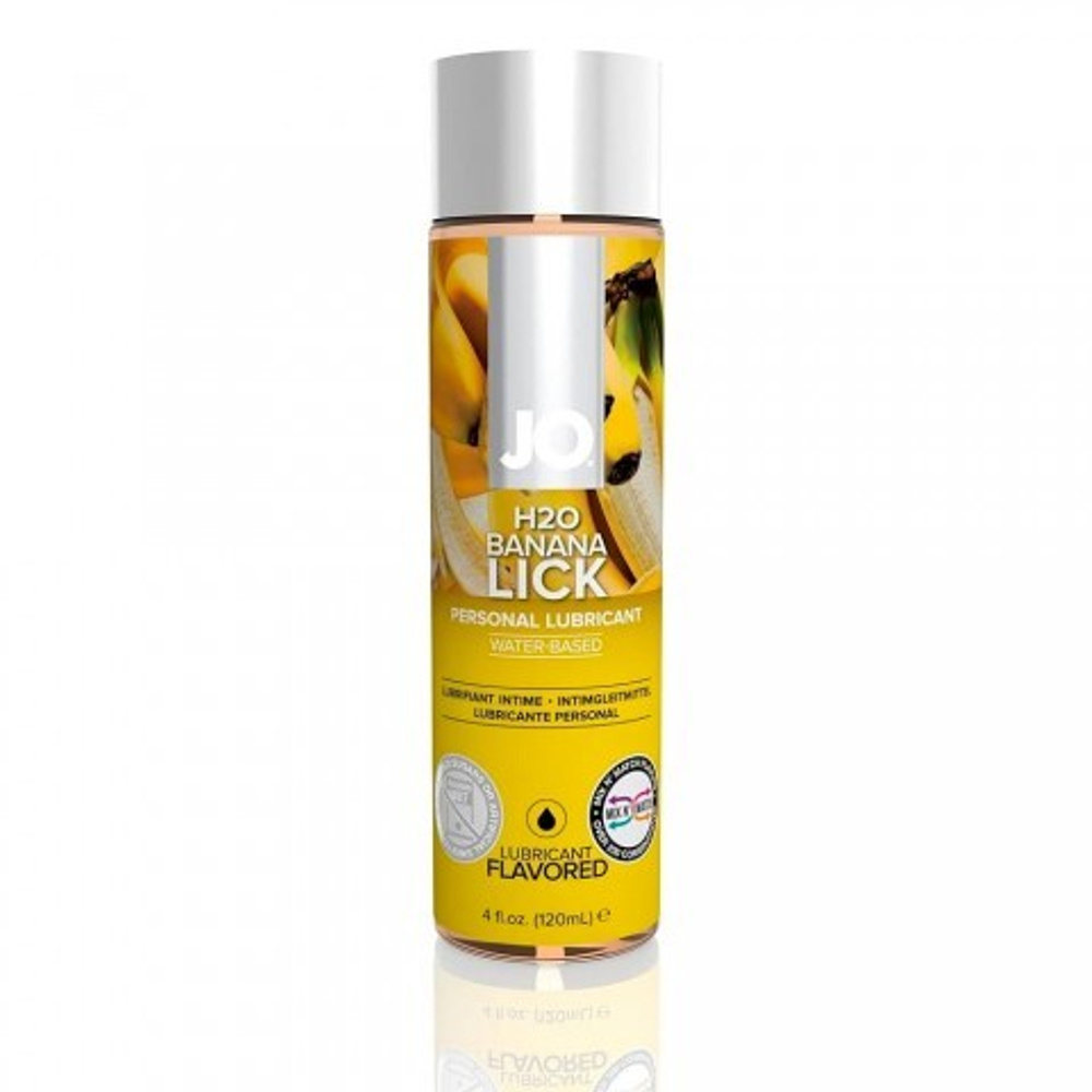 Вкусовой лубрикант "Банан" JO Flavored Banana Lick, 120 мл