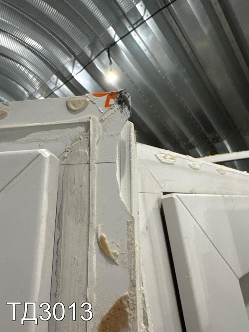 Дверь пластиковая входная Б/У 2040(в) x 970(ш)