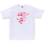 A Bathing Ape Bathing Ape Ss26 Футболка белый розовый