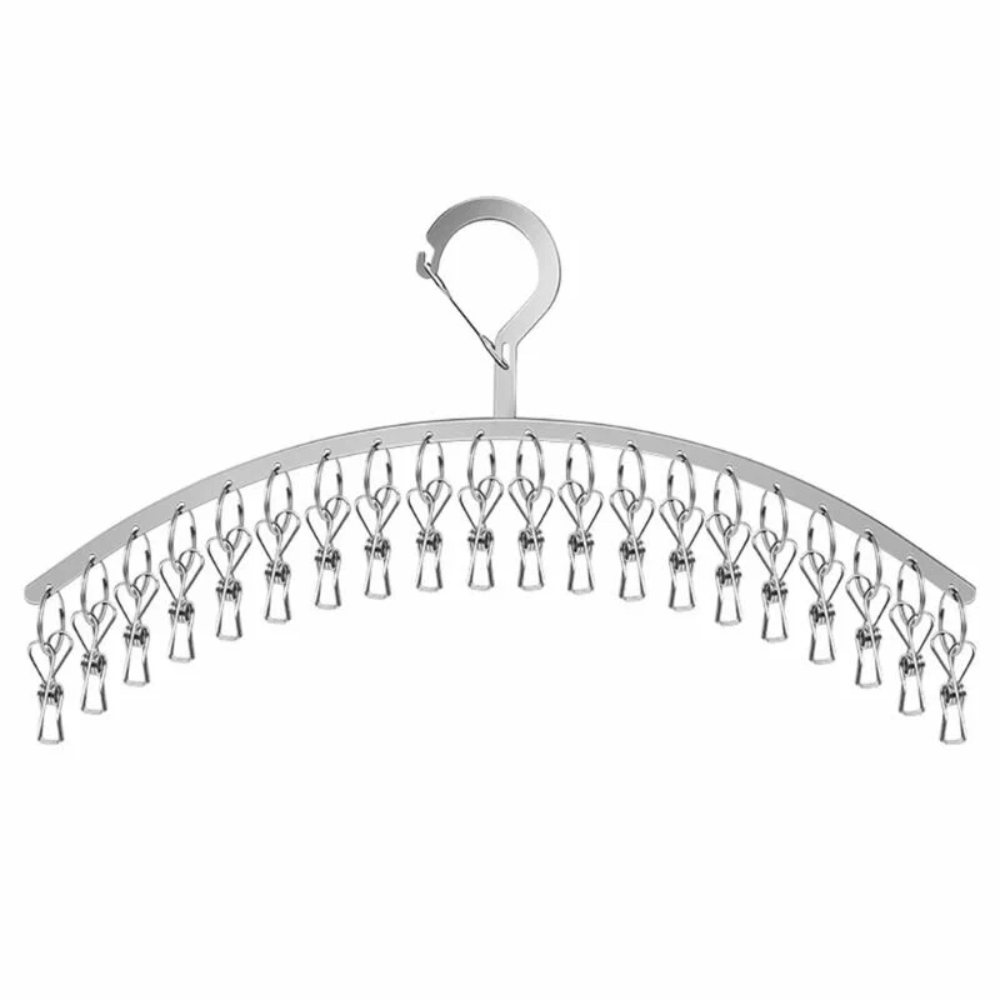 Вешалка металлическая с прищепками