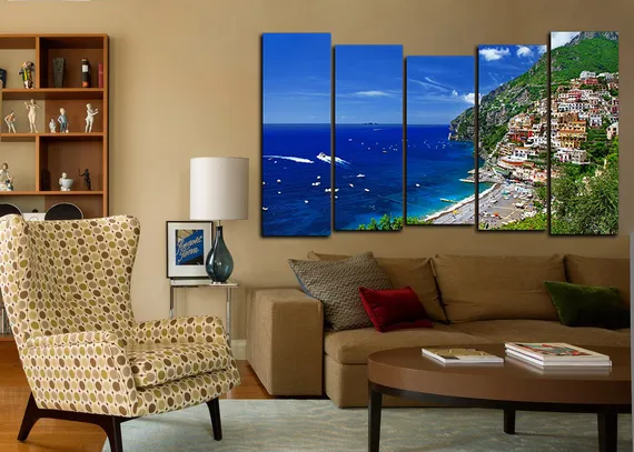 Модульная картина "Райский уголок"