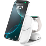 BELKIN 25w Qi2 3-IN-1 Foldable Charger, White