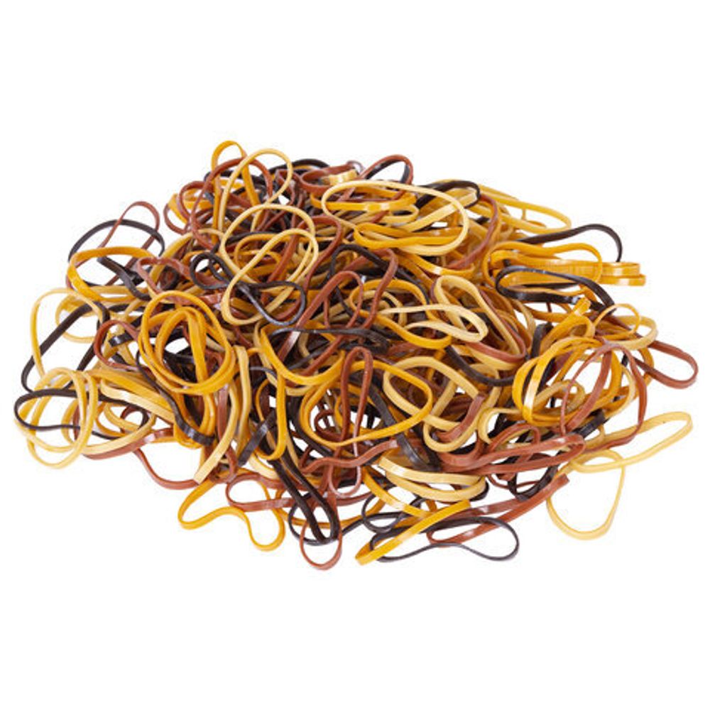 Резинки для волос НАБОР 500 шт., силиконовые, маленькие, коричневый, прозрачный, MONTE VITA, 457067