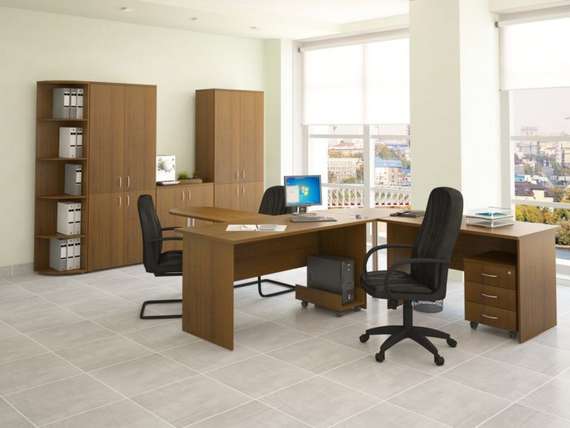 Стол письменный Континент СФ222 орех 1600x704x750