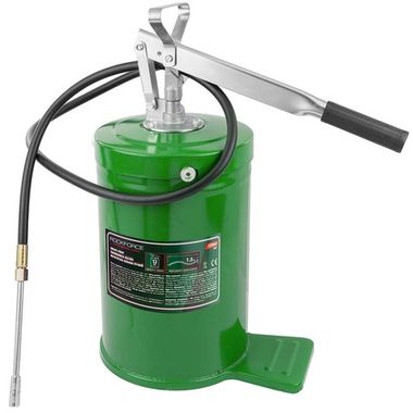 Нагнетатель смазки ручной, 12кг (длина шланга 1.5, внутр.Ø 210мм, внутр. высота 320мм) RockForce RF-2096D MST