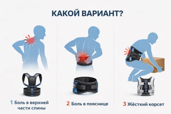 Как выбрать ортопедический корсет для спины: 3 шага, чтобы не ошибиться