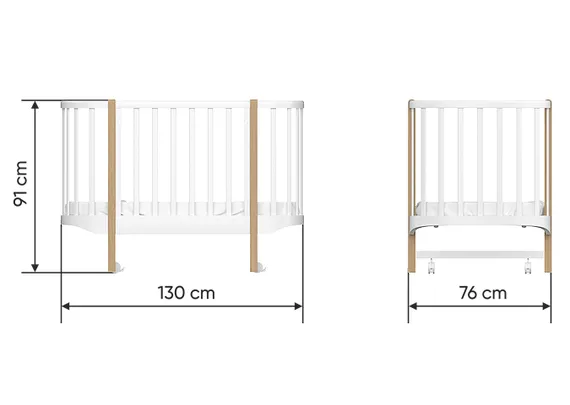 Кроватка Classic (молочный)