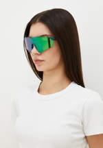 Спортивные очки с диоптриями HILX Gladiator (L) / Shiny Crystal Dark Green / Road Bike Lens